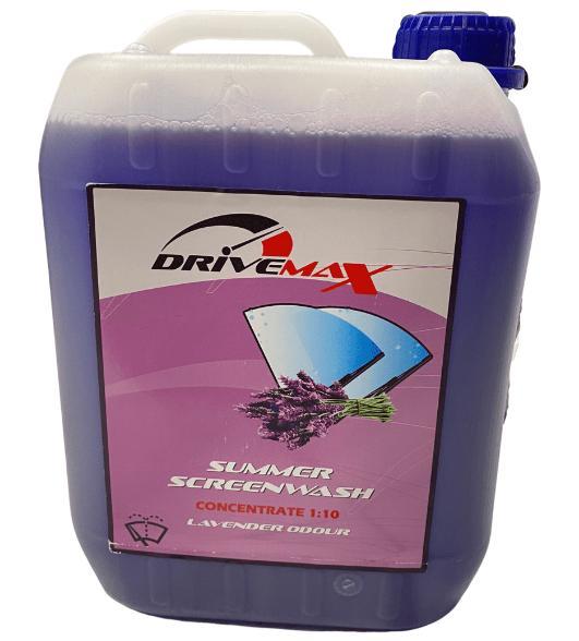 Lichid Concentrat de Parbriz pentru Vară DRIVEMAX, Aromă de Lavandă, 5 Litri, Dilutie 1:10